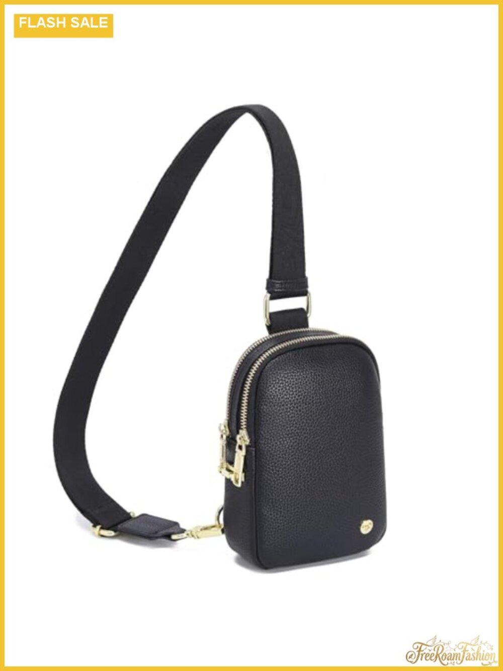 Anti-Theft RFID Blocking Crossbody Sling Purse with Zipper Lock for Travel,